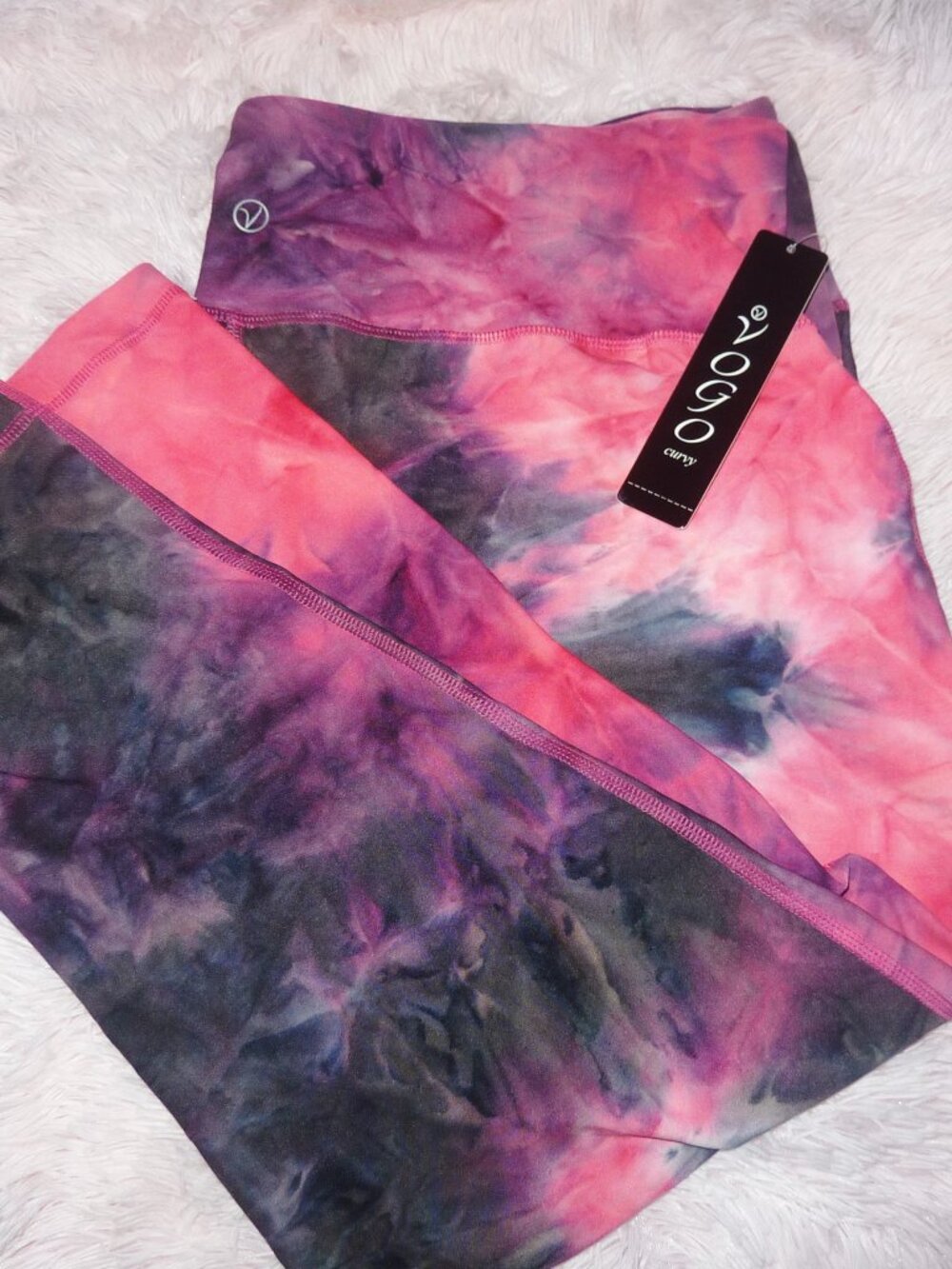 NWT Vogo Athletica Curvy Cropped Moisture Wick Yoga Band Leggings 2X